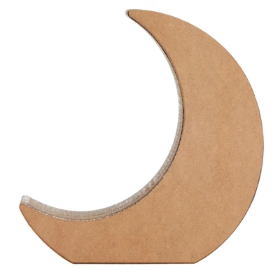 Farmlyn Creek Wooden Crescent Moon Shelf For Oils, Crystals, Healing Stones, 10 X 10.2 X 2 In 8 Farmlyn Creek Wooden Crescent Moon Shelf For Oils, Crystals, Healing Stones, 10 X 10.2 X 2 In - Image 6