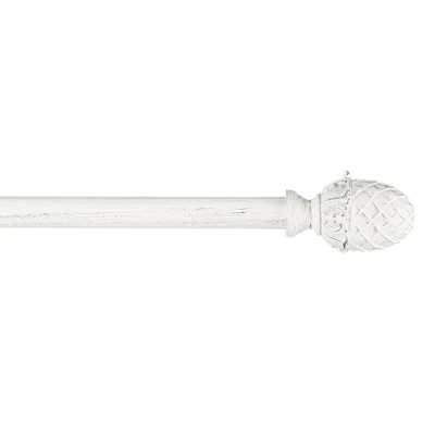 Exclusive Home Acorn 1" Curtain Rod And Coordinating Finial Set 4 Exclusive Home Acorn 1" Curtain Rod And Coordinating Finial Set - Image 2