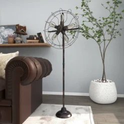 Industrial Metal Floor Lamp Brown - Olivia & May -Home Improvement Store GUEST 68e2a654 1295 4588 ba75 4c529e77c56b