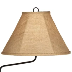 Regency Hill Travata Rustic Vintage Floor Lamp With End Table 54" Tall Bronze Scrollwork Swing Arm Burlap Fabric Empire Shade For Living Room Reading -Home Improvement Store GUEST 6b63f00d b58f 400d 8ef3 ff73a75e9fd8