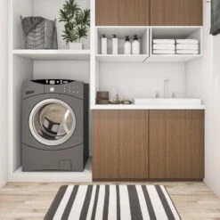 World Rug Gallery Contemporary Striped Anti-Fatigue Standing Mat -Home Improvement Store GUEST 6c78b1c1 ea4d 4391 8580 6ee33b769af0