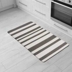 World Rug Gallery Contemporary Striped Anti-Fatigue Standing Mat -Home Improvement Store GUEST 6c876b19 4c94 46d2 9c8a 22f889b506df