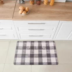 World Rug Gallery Checkered Plaid Anti-Fatigue Standing Mat -Home Improvement Store GUEST 6caaa1b0 af84 4f4a a6b5 c39e0ac0f860