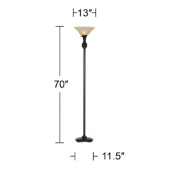 Regency Hill Traditional Torchiere Floor Lamp 70" Tall Hand Applied Black Bronze Swirl Font Amber Glass Shade For Living Room Uplight 14 Regency Hill Traditional Torchiere Floor Lamp 70" Tall Hand Applied Black Bronze Swirl Font Amber Glass Shade For Living Room Uplight -Home Improvement Store GUEST 6d184ddd a087 44a4 9bf9 ea9f6b81521c
