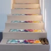 World Rug Gallery Modern Abstract Non-Slip Stair Treads -Home Improvement Store GUEST 6eac66db 858c 4ac2 9954 af0a83217804