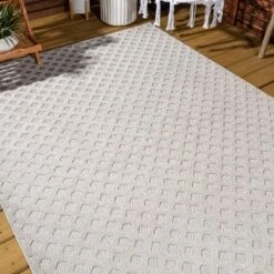 Rabat High-Low Pile Mini-Diamond Trellis Indoor/Outdoor Area Rug - JONATHAN Y -Home Improvement Store GUEST 6efec18b 90b0 4ac2 aa86 937b6fadcd10