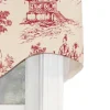 Naomi Regal Oriental Motive 3" Rod Pocket Valance 50" X 17" Red By RLF Home -Home Improvement Store GUEST 6f4582c6 06dd 4bd9 b495 3191b52cd39c