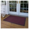 2'x3' Solid Doormat Burgundy/Black - HomeTrax -Home Improvement Store GUEST 6f9c4a5b 93f9 4cc9 8d47 2da9ae9c0ba0