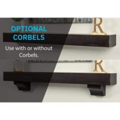 Mantels Direct Breckenridge Rustic Distressed Wood Fireplace Mantel Wall Shelf -Home Improvement Store GUEST 70a55ee9 c8a8 4b3f 8021 5998dc2f9702