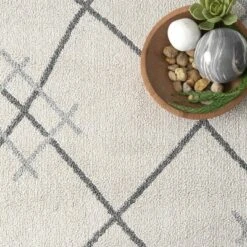 NuLOOM Alara Modern Trellis Tassel Area Rug -Home Improvement Store GUEST 70cb0062 14f1 4202 8f78 4ff427b7cc78
