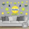 Big Dot Of Happiness Let’s Rally - Pickleball - Peel And Stick Sports Decor Vinyl Wall Art Stickers - Wall Decals - Set Of 20 -Home Improvement Store GUEST 70eecd51 8ee1 42e9 b0c8 07b62f924a48