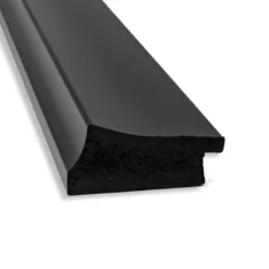 22" X 28" Non-Beveled Grand Black Narrow Wall Mirror - Amanti Art