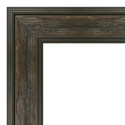 30" X 66" Non-Beveled Rail Rustic Char Full Length Floor Leaner Mirror - Amanti Art 4 30" X 66" Non-Beveled Rail Rustic Char Full Length Floor Leaner Mirror - Amanti Art - Image 2