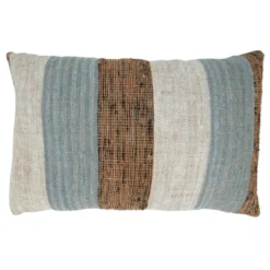 Saro Lifestyle Banded Design Poly-Filled Throw Pillow -Home Improvement Store GUEST 746e5e6b 38e2 4c85 aae8 db1301697bf3