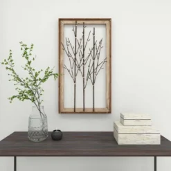 Contemporary Metal Nature Wall Decor Brown - Olivia & May 22 Contemporary Metal Nature Wall Decor Brown - Olivia & May -Home Improvement Store GUEST 753a0c5b 43db 42f2 8efa 8fd34b676c39