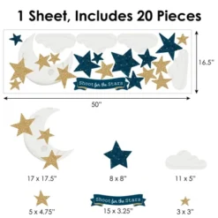 Big Dot Of Happiness Twinkle Twinkle Little Star - Peel And Stick Nursery And Kids Room Vinyl Wall Art Stickers - Wall Decals - Set Of 20 -Home Improvement Store GUEST 77b527bc ffb7 4b13 9cc4 c8389ad11c06