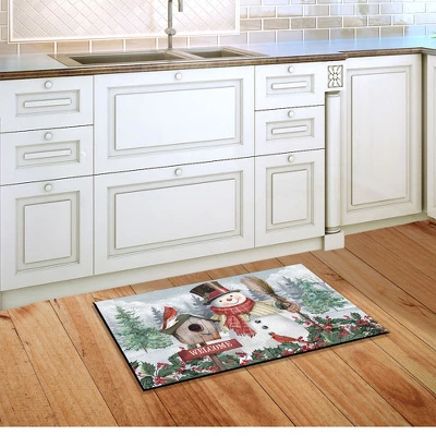 Jolly Snowman Welcome Winter Doormat 30" X 18" Indoor Outdoor Briarwood Lane 6 Jolly Snowman Welcome Winter Doormat 30" X 18" Indoor Outdoor Briarwood Lane - Image 4