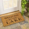 Evergreen 16 X 28 Inches Welcome To The Lake Door Mat | Non-Slip Rubber Backing | Dirt Catching Natural Coir | Indoor And Outdoor Home Decor -Home Improvement Store GUEST 7a8ecbec 0c2a 4c34 99c1 23c0ec856a6a