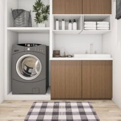 World Rug Gallery Checkered Plaid Anti-Fatigue Standing Mat -Home Improvement Store GUEST 7df4c03f e2d1 472c bcc8 e776b7c1daf8