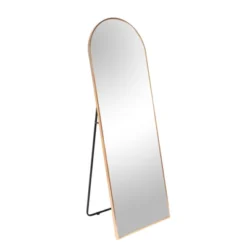 Serio 65" Height X 22" Width Oversize Arch-Crowned Top Full Length Floor Mirror With Stand-The Pop Home -Home Improvement Store GUEST 7e432938 6925 4c9e 85d7 aef5eeb3754c