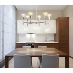 17.75" Adjustable Height Metal Turing Pendant (Includes Energy Efficient Light Bulb) Chrome - JONATHAN Y 9 17.75" Adjustable Height Metal Turing Pendant (Includes Energy Efficient Light Bulb) Chrome - JONATHAN Y -Home Improvement Store GUEST 8095d9f0 7413 4ba9 8337 13105872452a