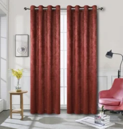 Kate Aurora Modern Art Contemporary 2 Pack Light Filtering Grommet Top Curtains