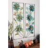 Set Of 2 Metal Floral Wall Decors With Gold Frame Green - Olivia & May 1 Set Of 2 Metal Floral Wall Decors With Gold Frame Green - Olivia & May -Home Improvement Store GUEST 837a2747 8fae 4ea7 bd63 526d02b34316