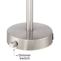 360 Lighting Trotter Modern Table Lamps 23 3/4" High Set Of 2 Brushed Nickel With USB And AC Power Outlet In Base White Fabric Cylinder For Home Desk 14 360 Lighting Trotter Modern Table Lamps 23 3/4" High Set Of 2 Brushed Nickel With USB And AC Power Outlet In Base White Fabric Cylinder For Home Desk -Home Improvement Store GUEST 83990012 0272 419e 9a0a 5b909f2e7247