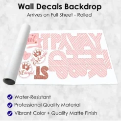 Big Dot Of Happiness 1st Birthday Little Miss Onederful - Peel And Stick Girl First Birthday Party Decoration - Wall Decals Backdrop -Home Improvement Store GUEST 83a5288a ef2c 4d1b 803f 4cabcd3cbde5