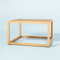 Wood Frame Square Coffee Table - Natural - Hearth & Hand™ With Magnolia -Home Improvement Store GUEST 855a45a2 ddfe 4fef b837 2b5a989a03cc