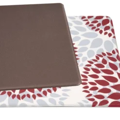 World Rug Gallery Modern Floral Circles Anti Fatigue Standing Mat -Home Improvement Store GUEST 879c4f9d 9d1d 459c 9465 6f5ea8a202b0