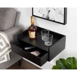 18" X 12" X 6.5" Kitt Floating Shelf Side Table - Kate & Laurel All Things Decor -Home Improvement Store GUEST 88734656 b145 49ab 9bc5 2f2457f2ef62