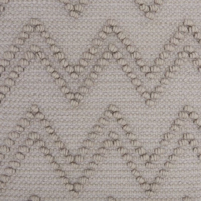 18"x18" Life Styles Chevron Loops Square Throw Pillow Light Gray - Mina Victory 7 18"x18" Life Styles Chevron Loops Square Throw Pillow Light Gray - Mina Victory - Image 5