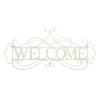 Metal Cutout- Welcome Decorative Wall Sign-3D Word Art Home Accent Décor-Perfect For Modern Rustic Or Vintage Farmhouse Style By Lavish Home -Home Improvement Store GUEST 89de658b 59e0 48f2 a437 4fced7db22f9