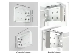 Linen Avenue Cordless Faux Wood Blind, Flush Inside Mount(No Valance Return) -Home Improvement Store GUEST 8a1675cf 3e34 4957 b987 5d2d3ac575d2