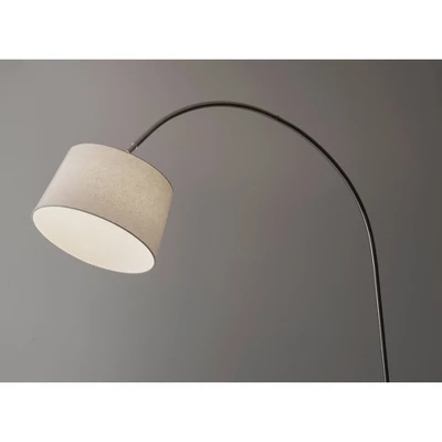 Goliath Arc Lamp Brushed Steel - Adesso 7 Goliath Arc Lamp Brushed Steel - Adesso - Image 5