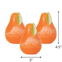 Tangerine Timber Pear Candles - Set Of 3 -Home Improvement Store GUEST 8a9782e5 c121 4621 bd82 1cc69eb8cd9d