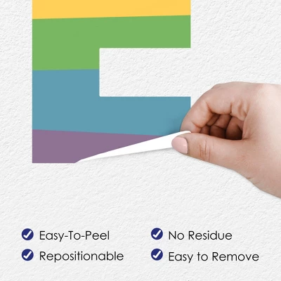 Big Dot Of Happiness So Many Ways To Be Human - Peel And Stick Pride Party Standard Banner Wall Decals - Pride 5 Big Dot Of Happiness So Many Ways To Be Human - Peel And Stick Pride Party Standard Banner Wall Decals - Pride - Image 3