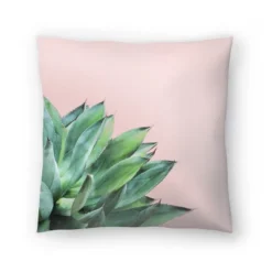 Suculent On Pink By Tanya Shumkina Throw Pillow - Americanflat -Home Improvement Store GUEST 8bfc8919 8001 4fdc 8a28 e07845872470