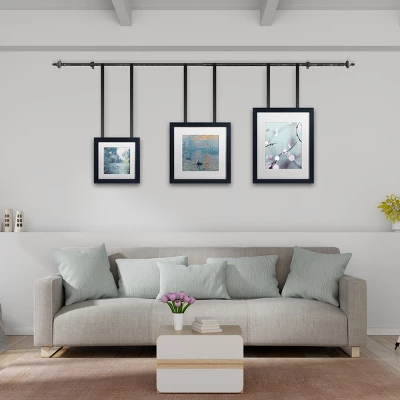 Hastings Home 1 Inch Curtain Rod With Finials (Black) 6 Hastings Home 1 Inch Curtain Rod With Finials (Black) - Image 4