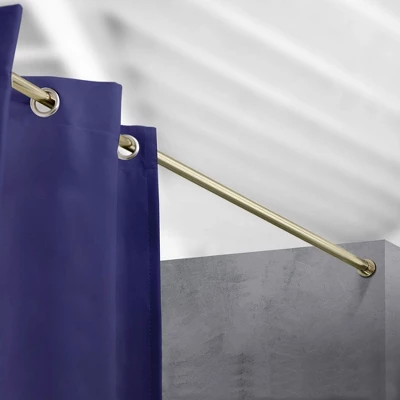 RoomDividersNow 28in - 50in - Adjustable Extension Tension Curtain Rod, Gold (No Brackets) 5 RoomDividersNow 28in - 50in - Adjustable Extension Tension Curtain Rod, Gold (No Brackets) - Image 3