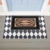 Evergreen Diamond Black And White Layering Mat 11.5 X 9.5 Inches Indoor And Outdoor Decor -Home Improvement Store GUEST 8e733e2c 3181 42b8 9b6f a76f769be0b6