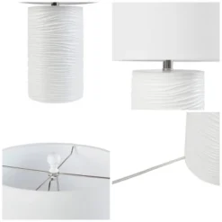 Crewe Textured Resin Table Lamp (Includes LED Light Bulb) White - 510 Design 10 Crewe Textured Resin Table Lamp (Includes LED Light Bulb) White - 510 Design -Home Improvement Store GUEST 8ed7025b 8cf7 4f1e b0bb 043d374d7da9
