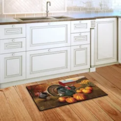 Autumn Turkeys Doormat Fall Nature Holiday Indoor Outdoor 30" X 18" Briarwood Lane -Home Improvement Store GUEST 9087547f f660 4546 9664 6816cbb212ef