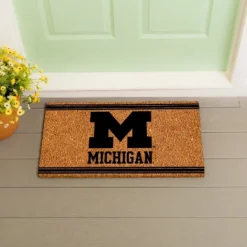 Evergreen University Of Michigan Logo Turf Mat, Brown- 28 X 16 Inches Indoor Outdoor Doormat -Home Improvement Store GUEST 90969f59 f2b9 42a5 80ef 2ff41e3d8b04