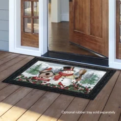 Jolly Snowman Welcome Winter Doormat 30" X 18" Indoor Outdoor Briarwood Lane 8 Jolly Snowman Welcome Winter Doormat 30" X 18" Indoor Outdoor Briarwood Lane -Home Improvement Store GUEST 9283b02a 5047 4a12 b4cc f24c7016c3eb