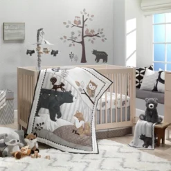 Lambs & Ivy Woodland Forest Gray/Tan Musical Baby Crib Mobile Soother Toy -Home Improvement Store GUEST 94403521 d1a2 4cc5 aab9 40b086b4d367