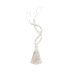 Nomad Decorative Wooden Fringe Tassel Window Curtain Tieback - Elrene Home Fashions