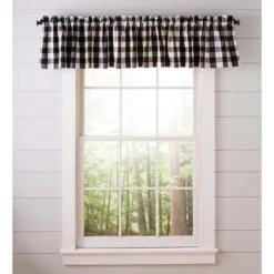 Buffalo Check Rod-Pocket Cotton Valance, 90"W X 14"L -Home Improvement Store GUEST 9a6ba4f3 2ab7 4a39 adab 9762358e5605