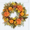 Collections Etc Colorful Harvest Garden Hanging Door Wreath 1 Collections Etc Colorful Harvest Garden Hanging Door Wreath -Home Improvement Store GUEST 9b1d40cd 909e 4dec acd6 aff2dfba572d